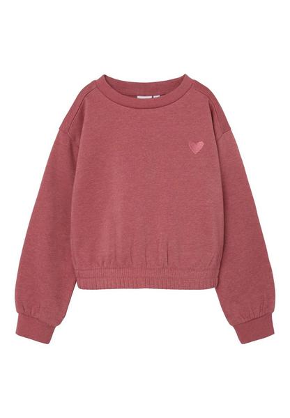 NKFVILUNA LS SHORT BOXY SWEAT BRU O - 260835/Mauve