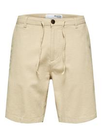 SLHCOMFORT-BRODY LINEN SHORTS W NOOS