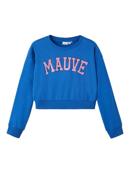 NKFNAMAUVE LS BOXY CROP SWEAT BRU B - 284036/Nouve