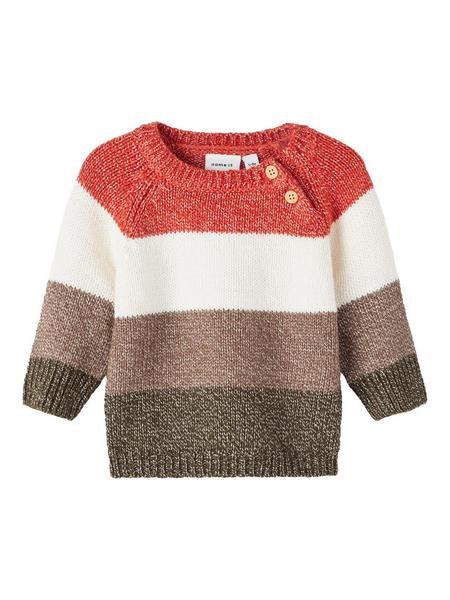 NBMNEFAN LS KNIT - 282597/Rooibos Tea