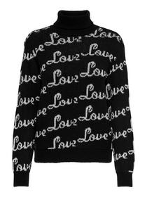 ONLJADE TEXT HIGHNECK PULLOVER KNT
