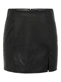 ONLLENI FAUX LEATHER SLIT SKIRT PNT NOOS