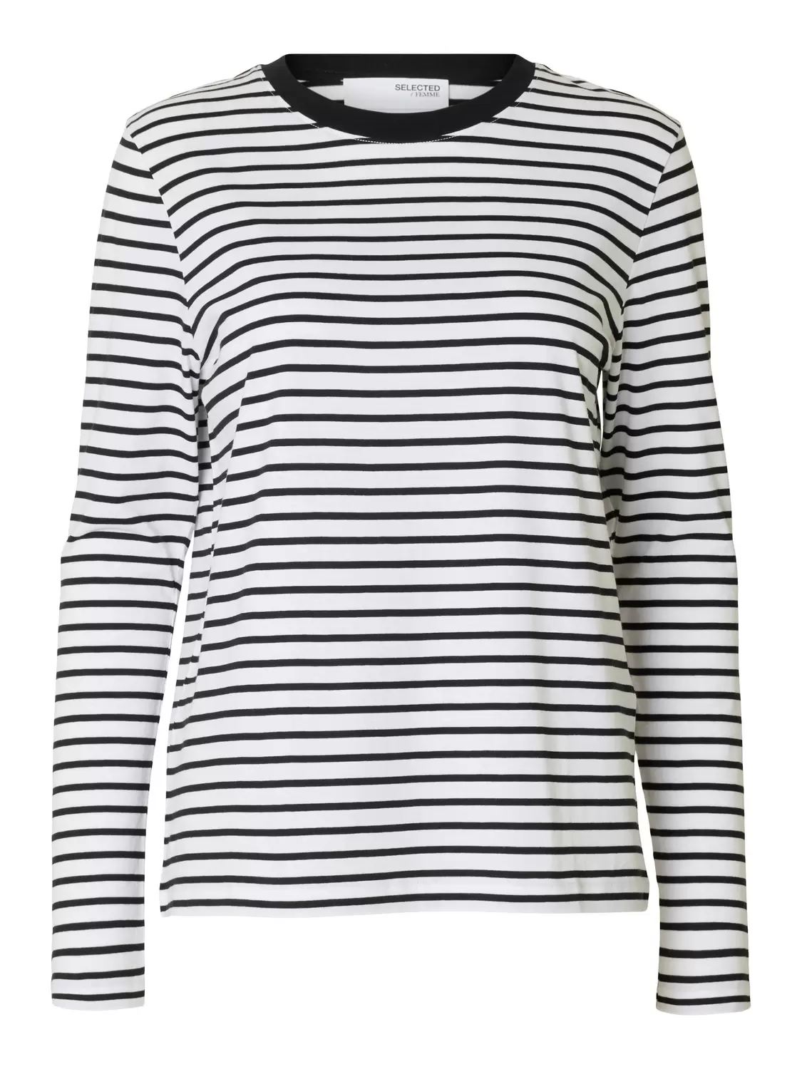 SLFESSENTIAL LS STRIPED O-NECK TEE NOOS
