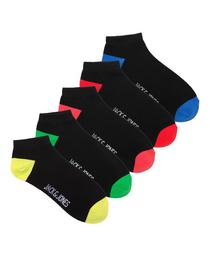 JACCOLORFUL SHORT SOCKS 5 PACK