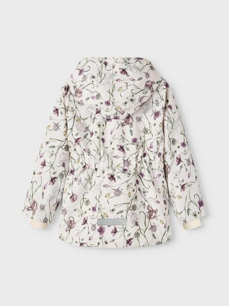 NMFMAXI JACKET FLOWER UNICORN - 252415/Crystal Gra