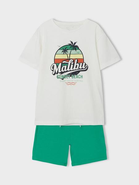 NKMJUR SS SHORTS SET PB - 274599/Jet Stream
