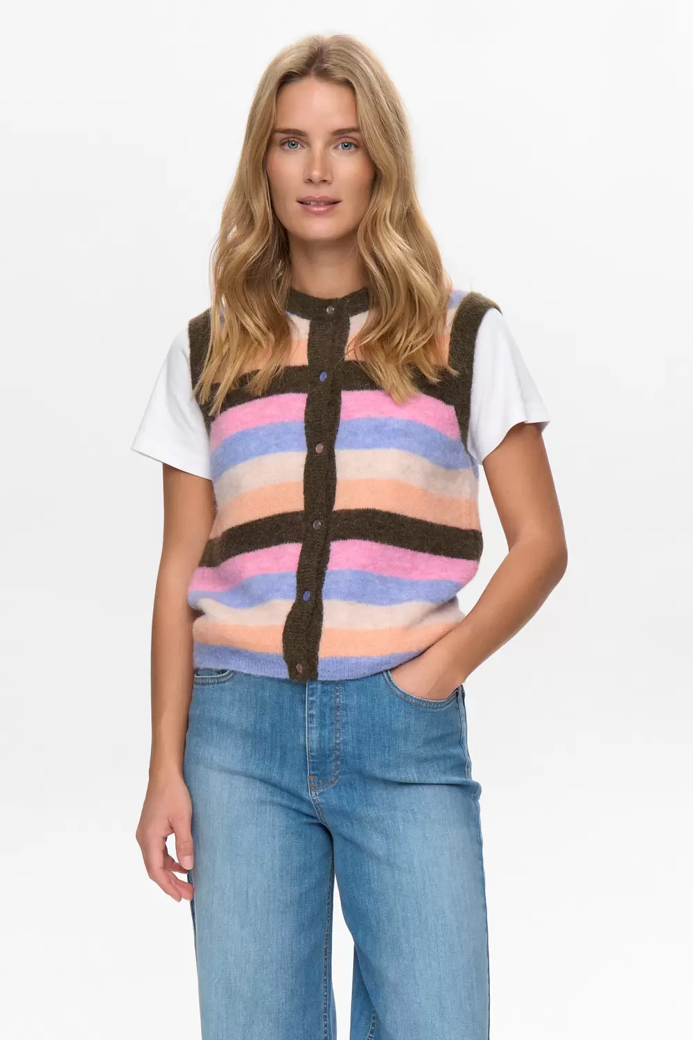 NURIETTE STRIPY VEST female