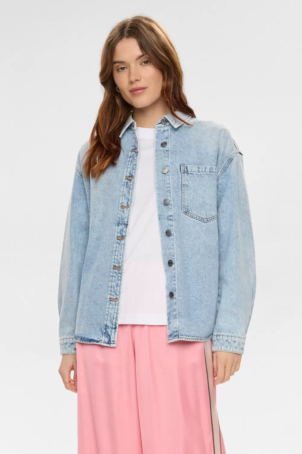 NUKAYSA DENIM SHIRT female