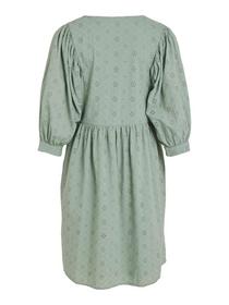 VIKAMILO V-NECK 3/4 SHORT DRESS