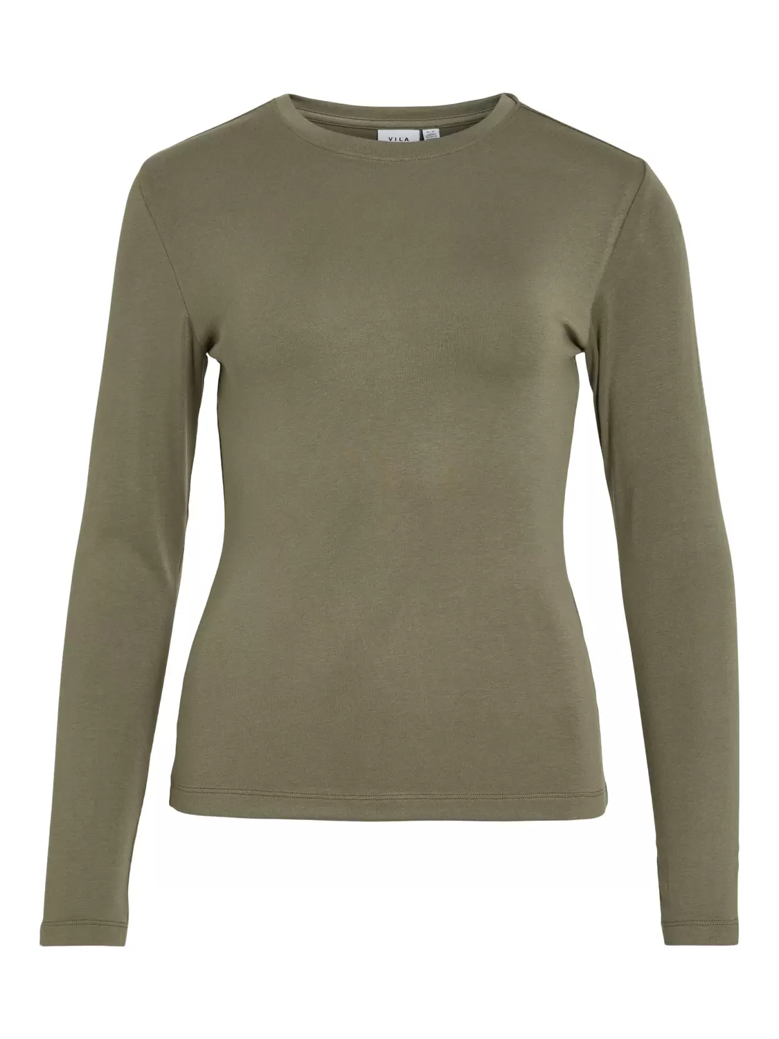 VIALEXIA O-NECK L/S TOP - NOOS