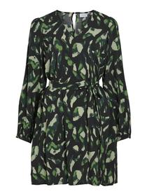 VIDOGMA EMA L/S V-NECK DRESS