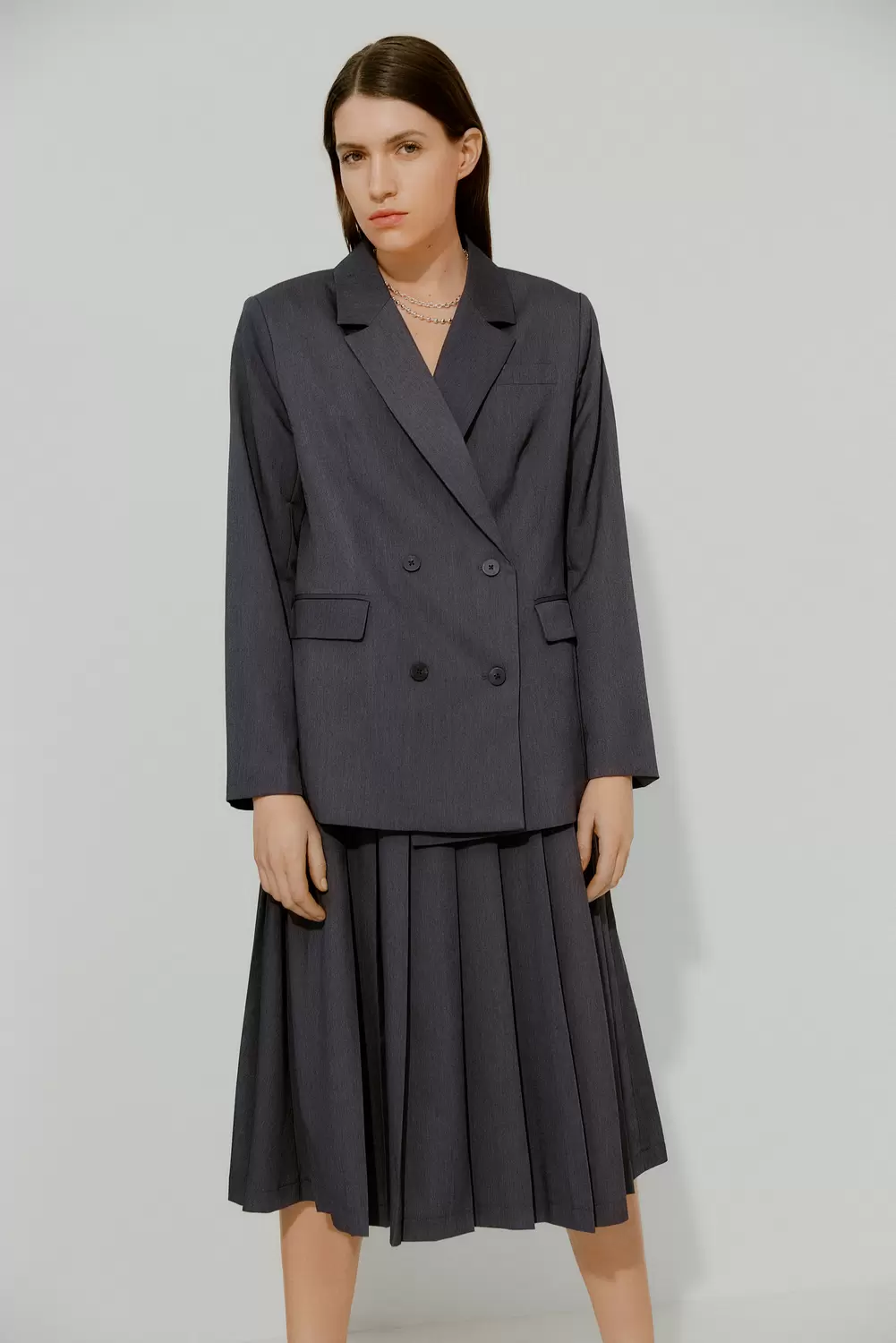 VIRAGNA HW PLEATED SKIRT