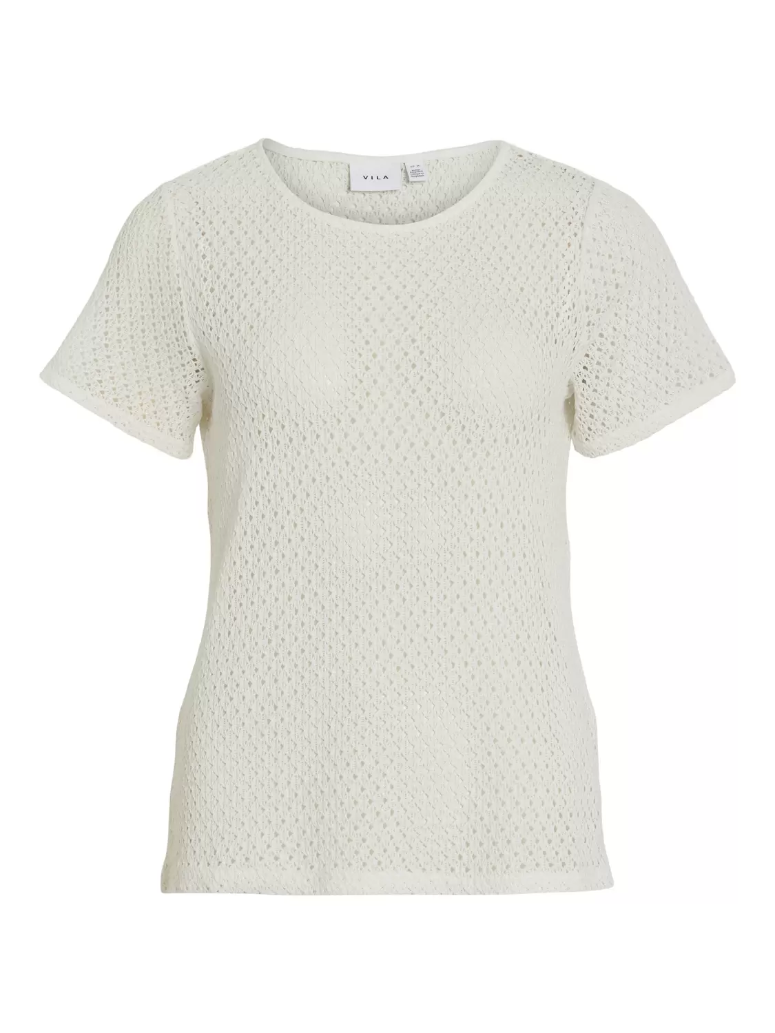VIMINE O-NECK S/S TOP