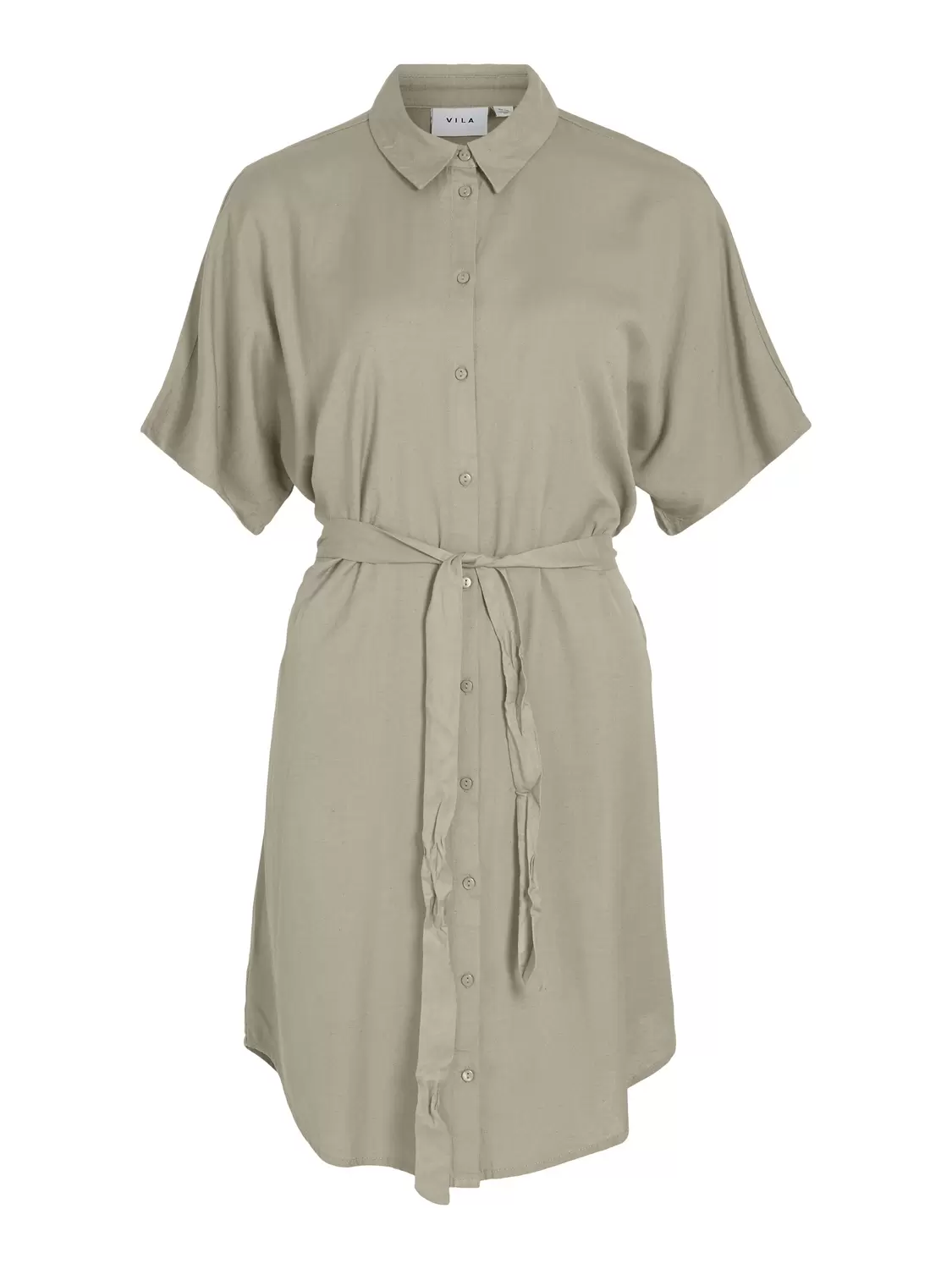 VIPRICIL S/S KNEE SHIRT DRESS