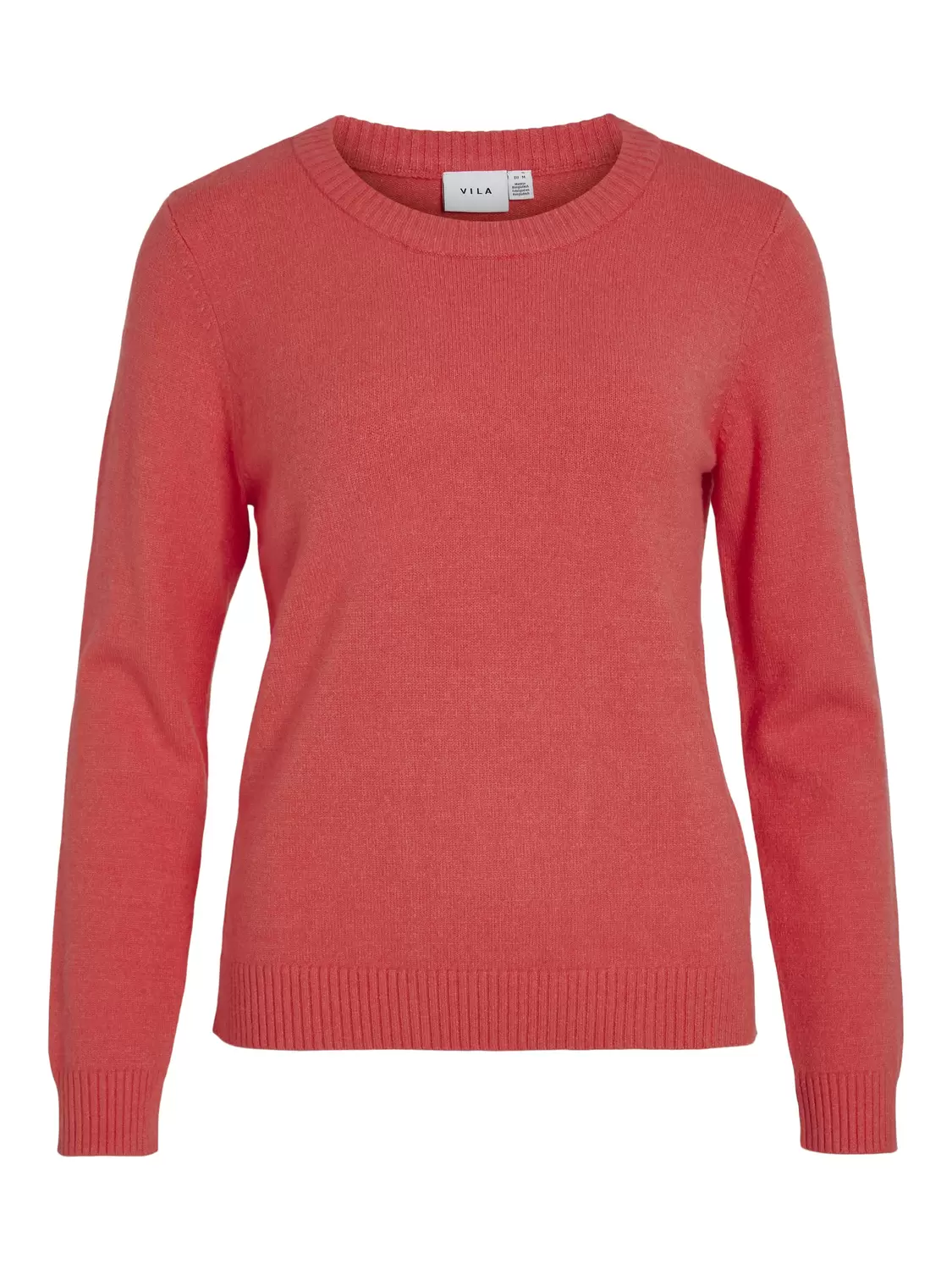 VIRIL O-NECK L/S  KNIT TOP - NOOS