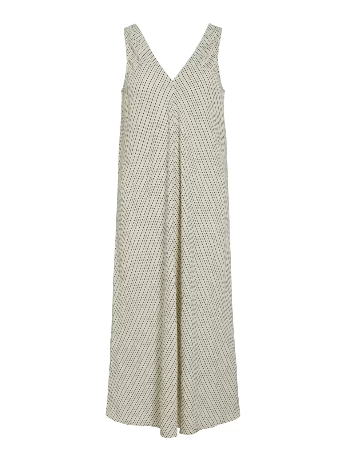 VIBINNI V-NECK ANKLE DRESS