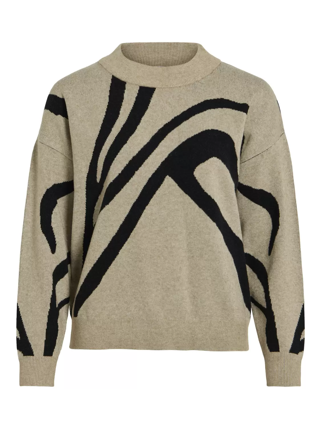 VITIF JACQUARD L/S KNIT TOP - NOOS