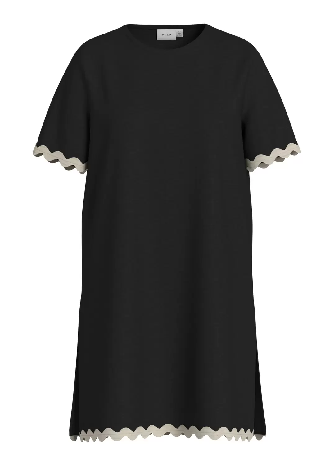 VICALISA O-NECK S/S SHORT DRESS/R