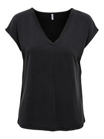 ONLFREE S/S MODAL V-NECK TOP JRS NOOS