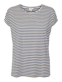 VMAVA PLAIN SS TOP STRIPE GA JRS  NOOS