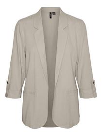 VMJESMILO 3/4 LOOSE BLAZER WVN GA N - 271875/Silve
