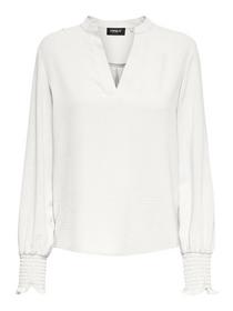 ONLMETTE V-NECK SMOCK TOP WVN