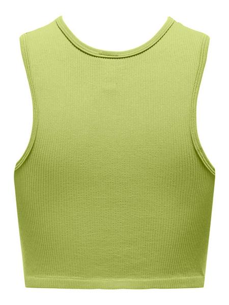 ONLGWEN S/L RIB CROP TANK-TOP PNT