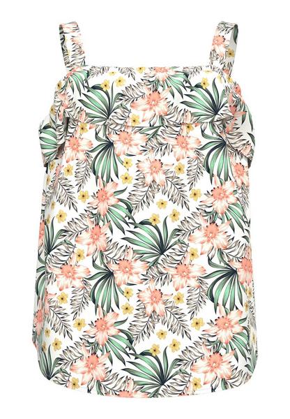 NKFVINAYA FLOUNCE STRAP TOP FFF - 271617/White Aly