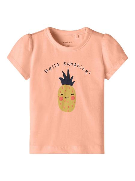 NBFFANNA SS TOP - 250016/Peach Nectar