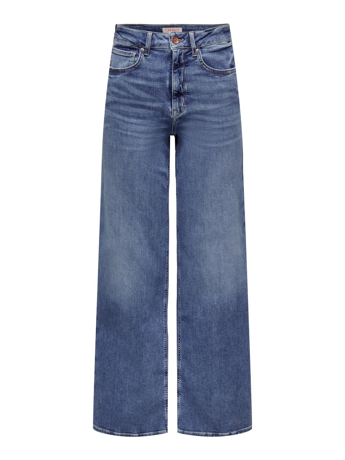 ONLMADISON BLUSH HW WIDE DNM DOT372 female