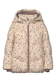 NMFMAY PUFFER JACKET SOFT FLOWER