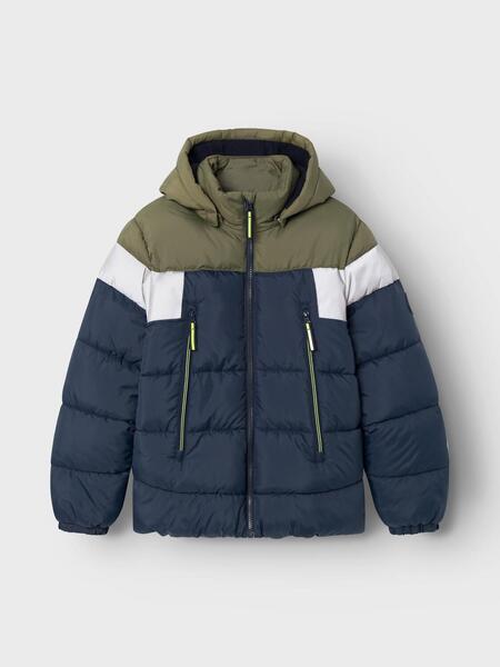 NKMMONTEL PUFFER JACKET REFL. BLOCK NOOS