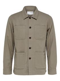 SLHBRODY LINEN OVERSHIRT W