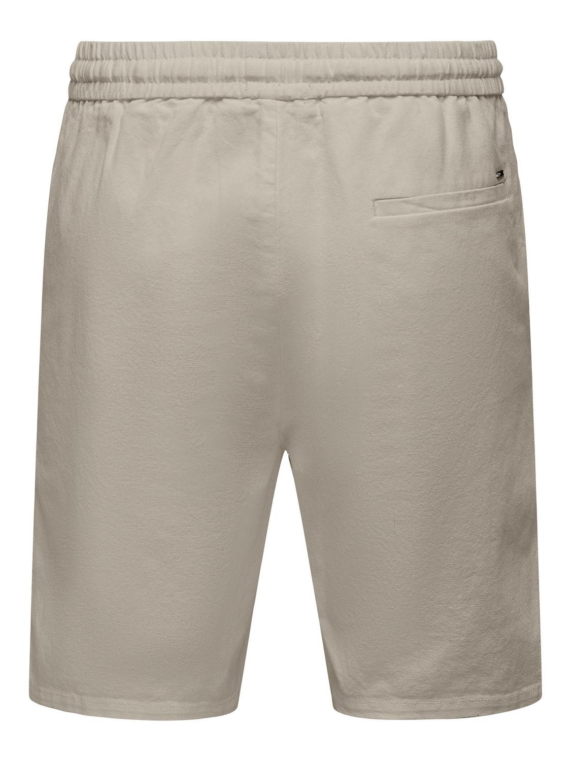 ONSLINUS 0007 COT LIN SHORTS NOOS male