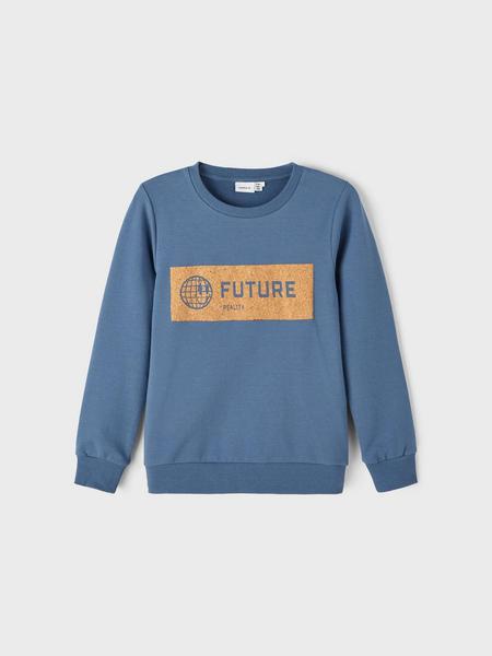NKMLOMMODE LS SWEAT UNB - 292845/Bluefin