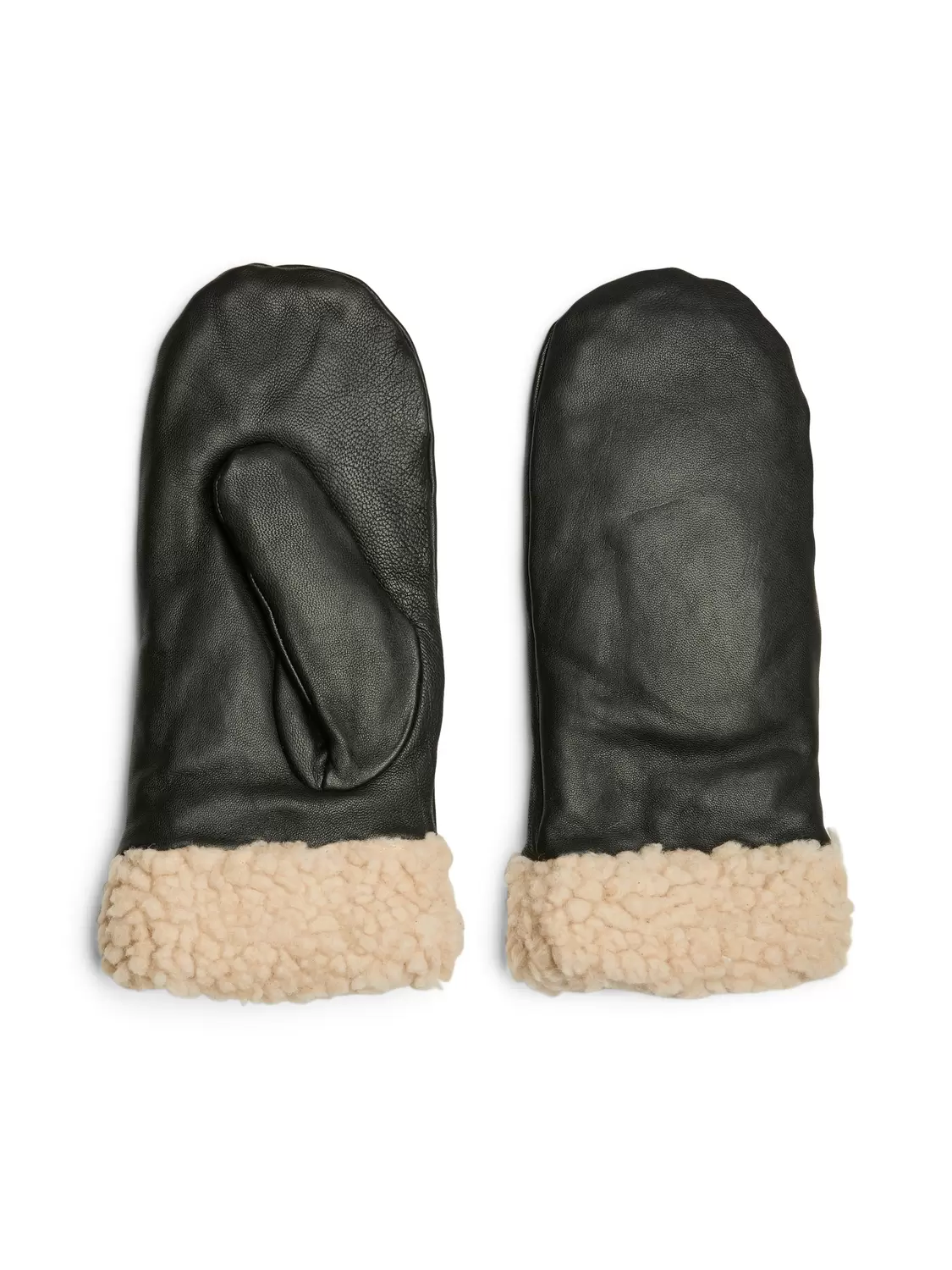 PCJAY LEATHER MITTENS FP
