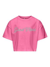 KOGOLIVIA LOOSE S/S SEQUINS TOP BOX JRS