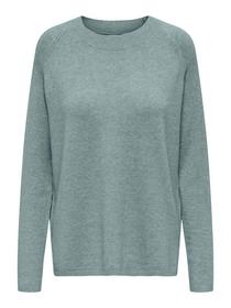 JDYMARCO L/S O-NECK SLIT PULL KNT NOOS