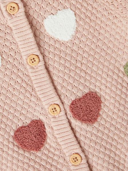 NBFNESILLE LS KNIT CARD - 178781/Rose Smoke