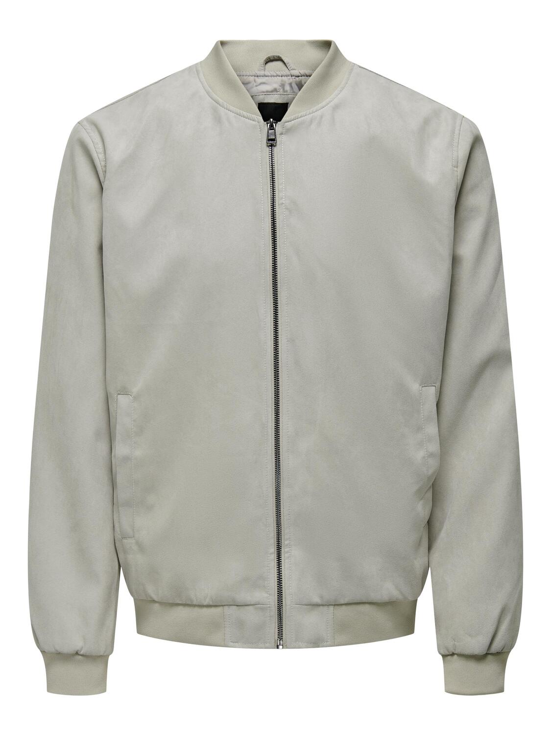 ONSLUCAS FAKE SUEDE BOMBER OTW male