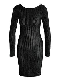 NMFRYD L/S BOAT NECK SHORT DRESS