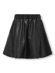 KOGBLAKE FAUX LEATHER SKIRT PNT