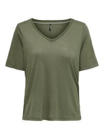 ONLELISE S/S V-NECK TOP JRS NOOS