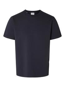 SLHSANDER SEERSUCKER SS O-NECK TEE