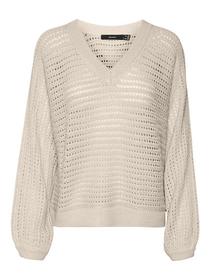 VMFABULOUS POINTELLE LS V-NECK PULL. BOO