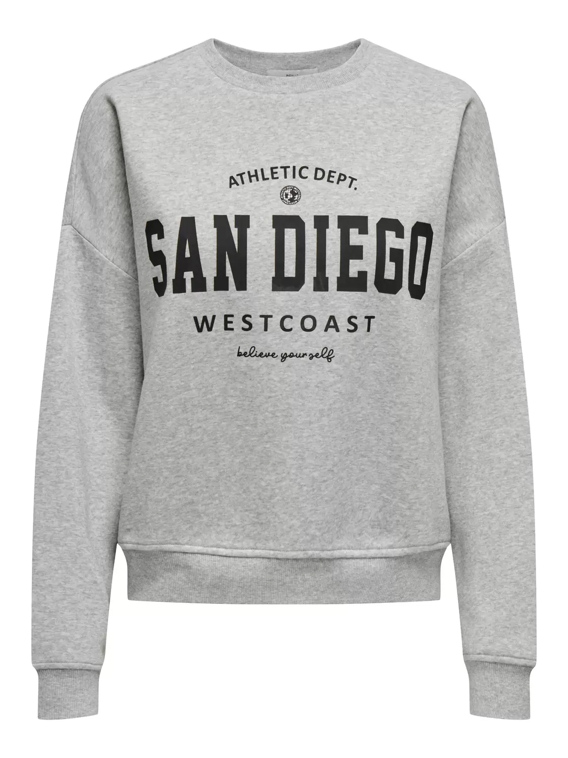 ONLSWEAT LIFE L/S CREW O.SIZE STATE NOOS