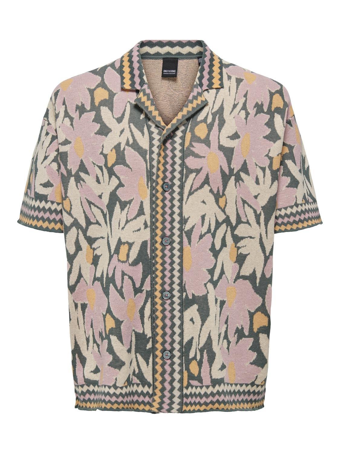 ONSDUKE RX 14 JAQ SS SHIRT KNIT mae