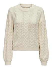ONLRUBINA LIFE LS CABLE O-NECK KNT NOOS