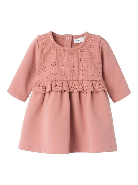 NBFBABETT LS SWEAT DRESS UNB