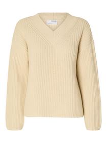 SLFSELMA LS KNIT V-NECK NOOS